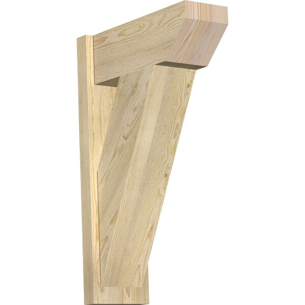 Ekena Millwork Traditional Slat Rough Sawn Outlooker, Douglas Fir, 8"W x 20"D x 32"H OUT08X20X32TRA06RDF - main